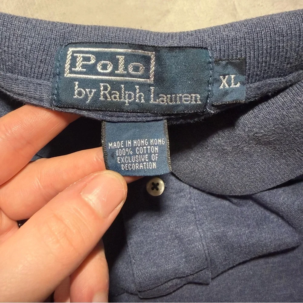 Polo Ralph Lauren‎ Blue Short Sleeve Polo Shirt Men's XL Classic Pony Logo